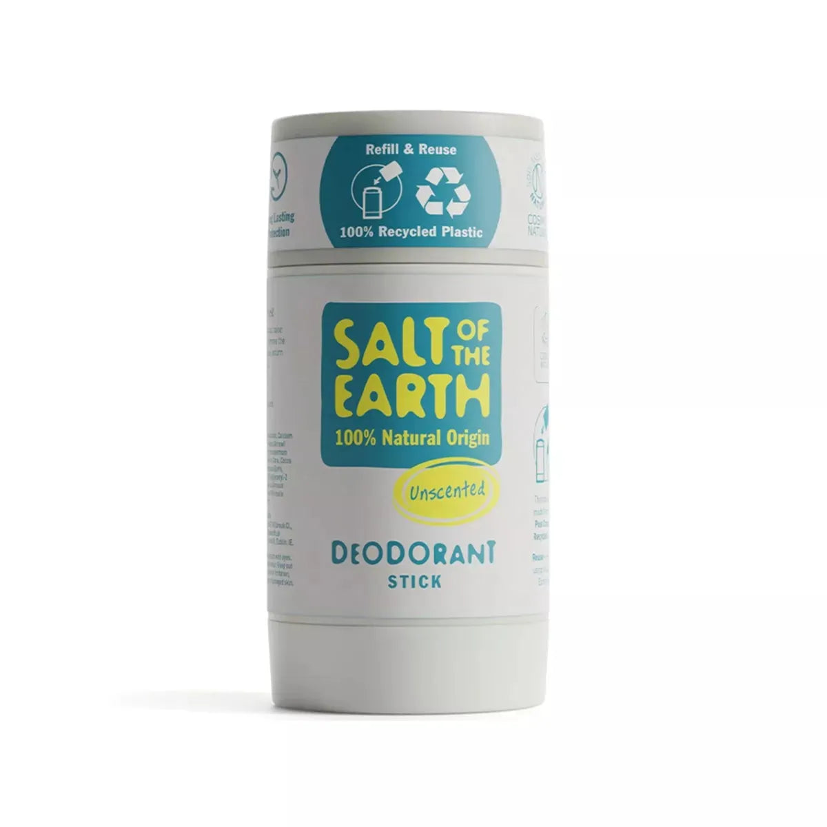 Salt of the Earth - Unscented Natural Deodorant Stick - GOLDFARMACI