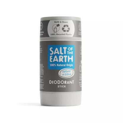 Salt of the Earth - Vetiver & Citrus Natural Deodorant Stick - GOLDFARMACI