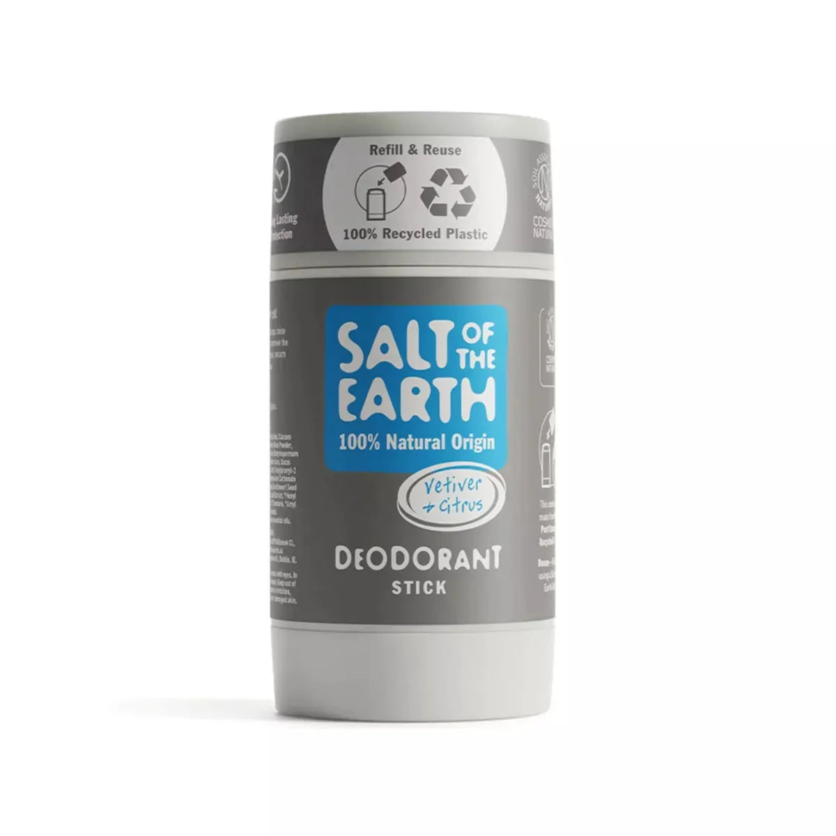 Salt of the Earth - Vetiver & Citrus Natural Deodorant Stick - GOLDFARMACI