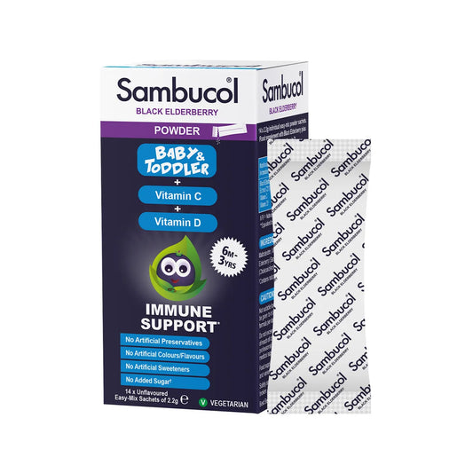 Sambucol - Baby & Toddler Powder, 14 Sachets - GOLDFARMACI