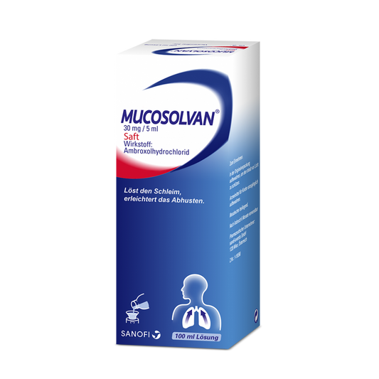Sanofi - Mucosolvan 30 mg/5 ml Syrup – 100 ml