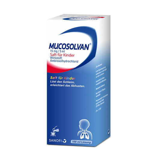 Sanofi - Mucosolvan Junior 15 mg/5 ml Syrup – 100 ml