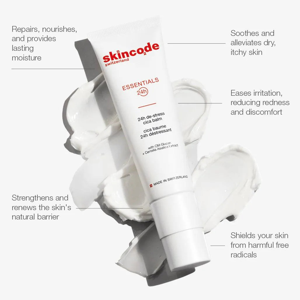 Skincode - 24h De-Stress Cica Balm - GOLDFARMACI
