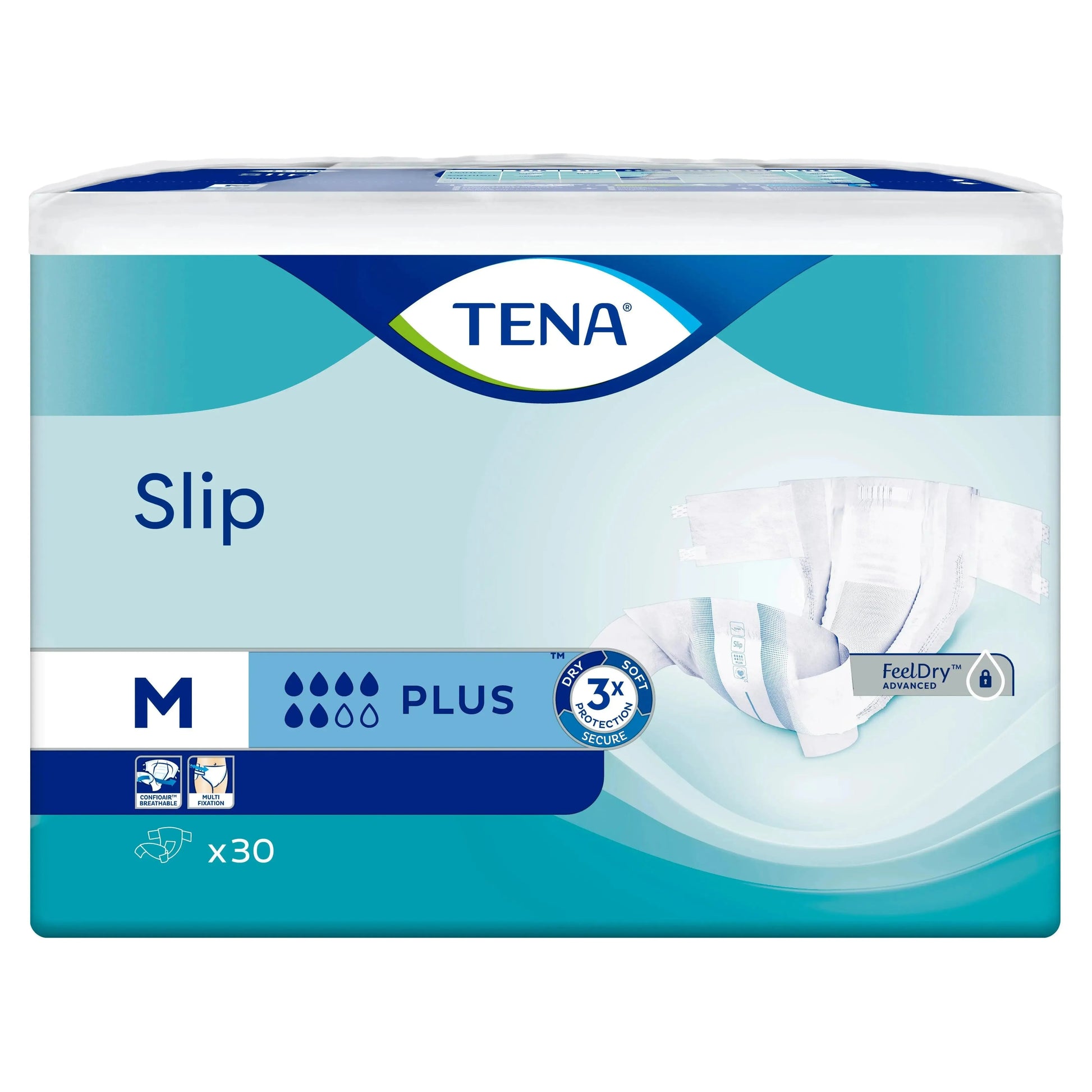 Tena - Slip Plus Medium Adult Diapers - GOLDFARMACI