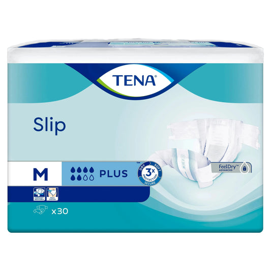 Tena - Slip Plus Medium Adult Diapers - GOLDFARMACI