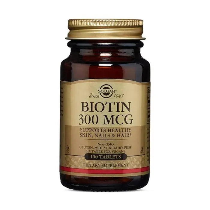 Solgar - Biotin 300 MG - GOLDFARMACI