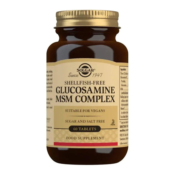 Solgar - Glucosamine Msm Complex 60Tbs – GOLDFARMACI