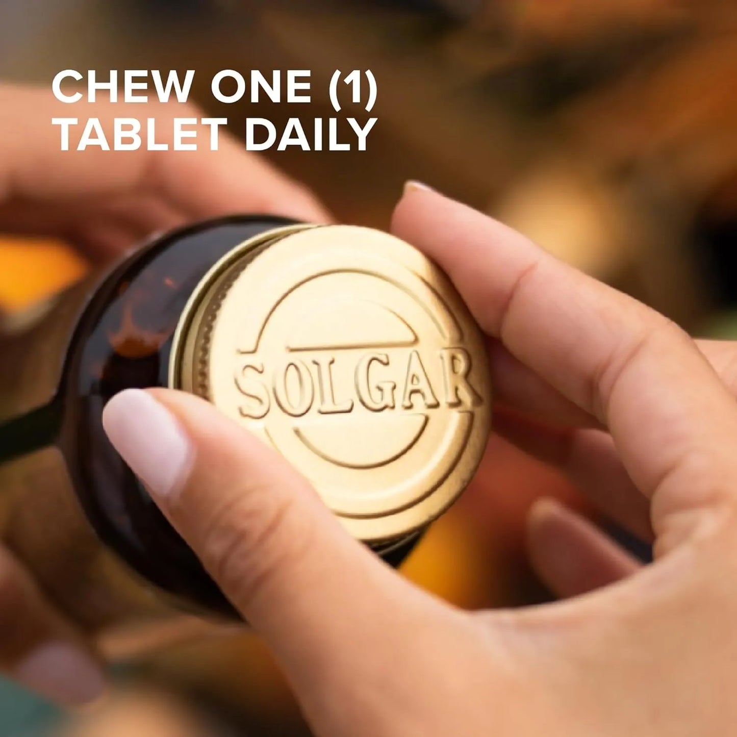 Solgar - Vitamin C 500 mg Chewable Tablets – Cran Raspberry Flavor - GOLDFARMACI