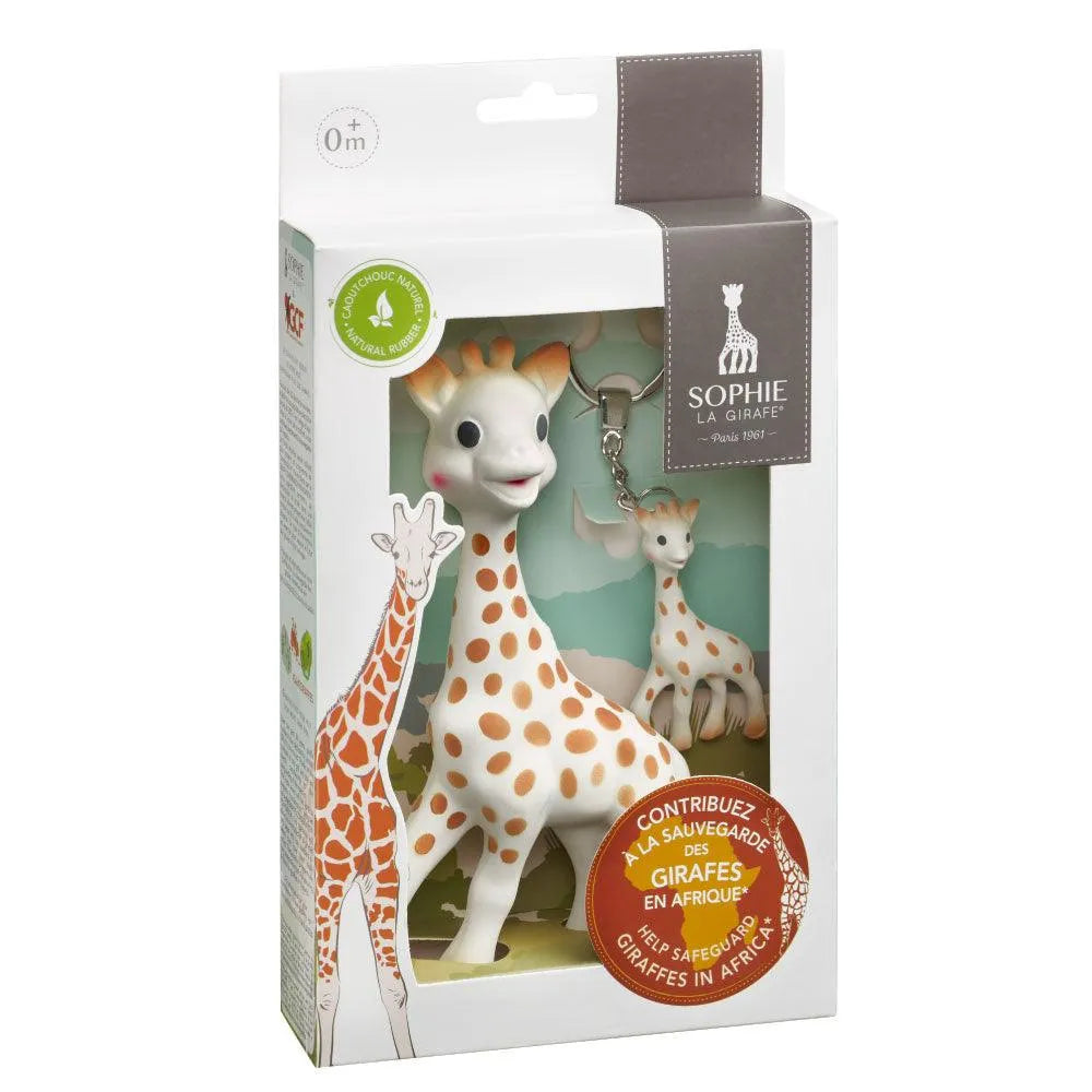 Sophie La Girafe - La Girafe Gift Box + Key Chain - GOLDFARMACI
