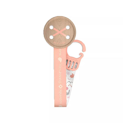 Suavinex - Soother Clip with Ribbon 0m+ - GOLDFARMACI