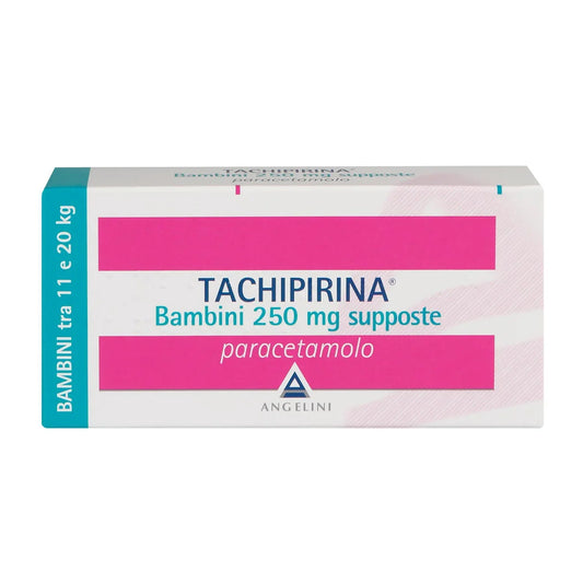 Angelini Tachipirina Bambini 250 mg Suppositories x10