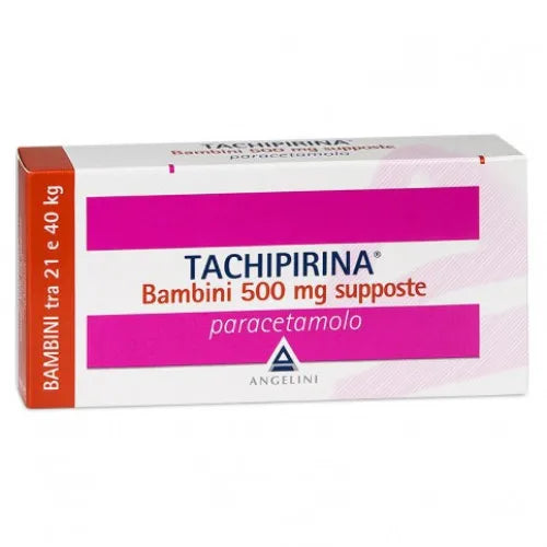 Angelini Tachipirina Bambini 500 mg Suppositories x10