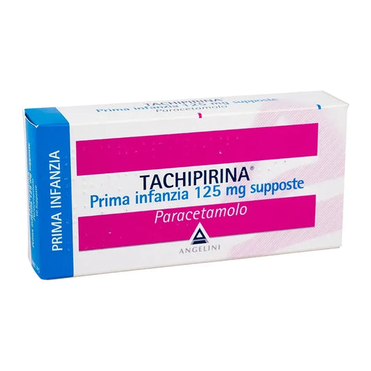 Angelini Tachipirina Prima Infanzia 125 mg Suppositories x10