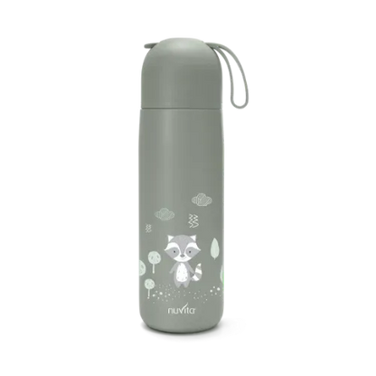 Nuvita - Thermal stainless steel bottle with silicone handle - 4435 - GOLDFARMACI