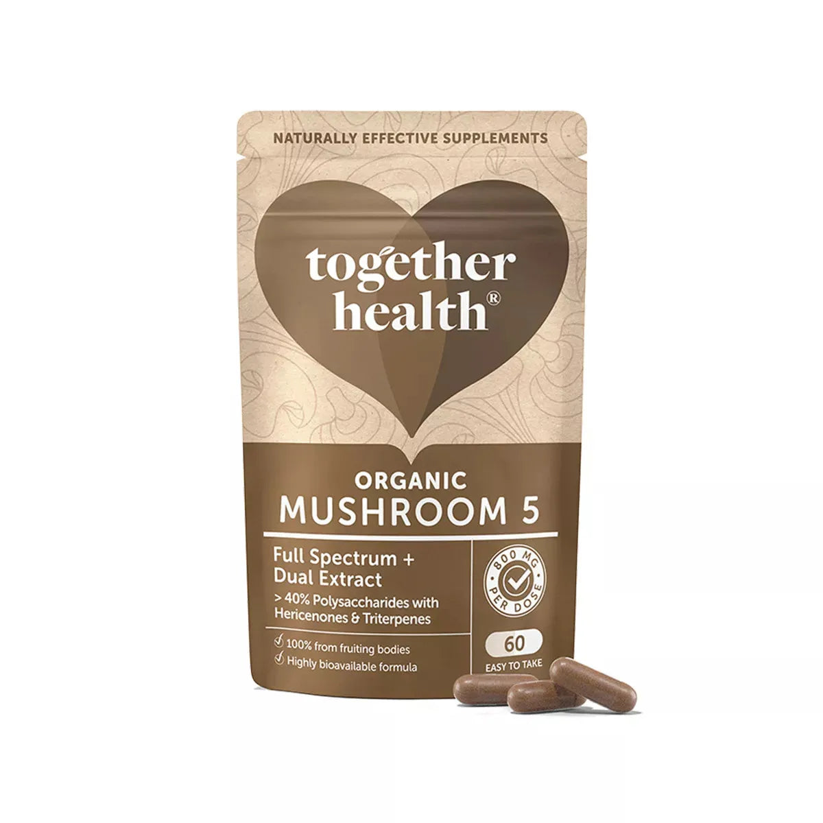 Together Health - Mushroom 5 x60caps - GOLDFARMACI