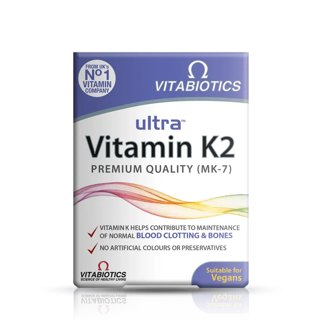 Vitabiotics - Ultra Vitamin K2 - GOLDFARMACI
