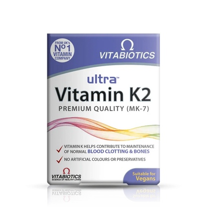 Vitabiotics - Ultra Vitamin K2 - GOLDFARMACI