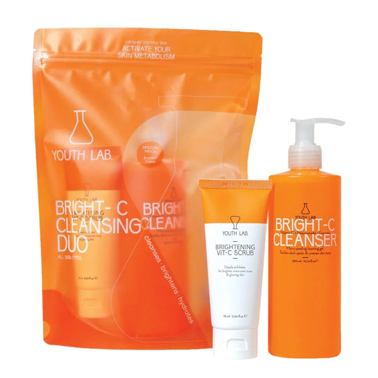Youth Lab Bright-C System Cleansing Duo 2026 with 300 ml cleanser and 75 ml scrub