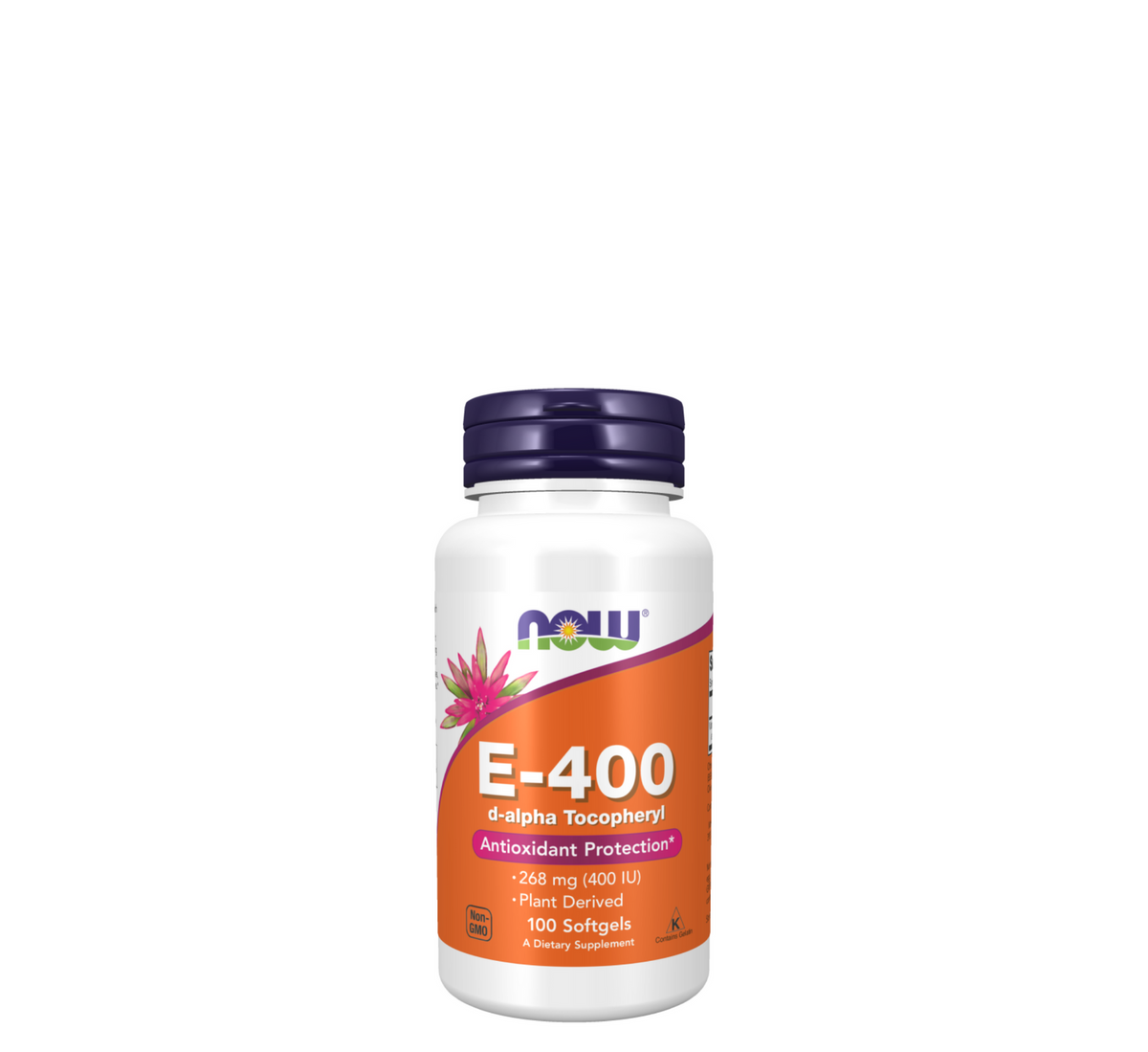 NOW Vitamin E-400 D-Alpha Tocopheryl 400 IU, 100 kapsula