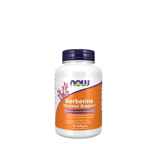 NOW Berberine Glucose Support, 90 kapsula të buta