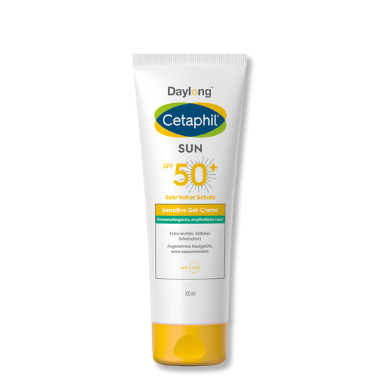 Cetaphil SUN - Krem Xhel Sensitiv SPF 50+ 100 ml — product packaging