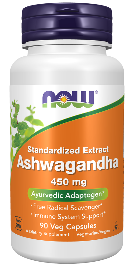 NOW Ashwagandha 450 mg - 90 Veg Capsules