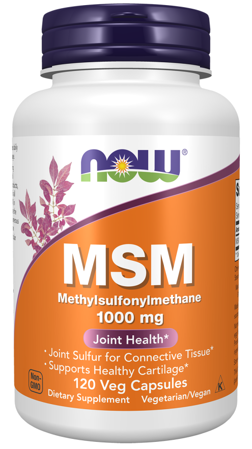 NOW MSM 1000 mg - 120 Veg Capsules