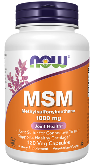 NOW MSM 1000 mg - 120 Veg Capsules