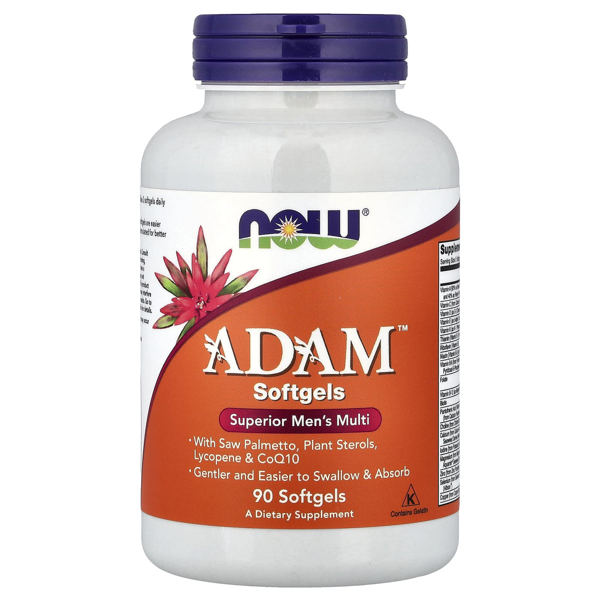 NOW ADAM Superior Men's Multi 90 softgels