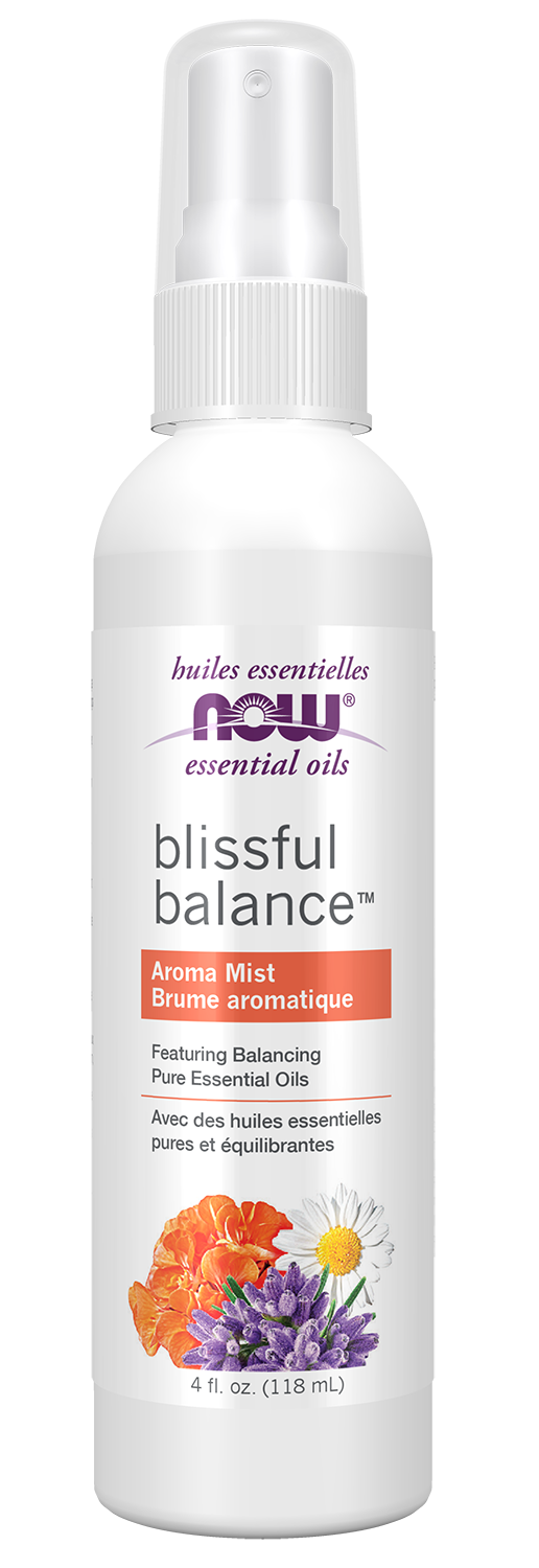 NOW Blissful Balance Aroma Mist 118 ml bottle