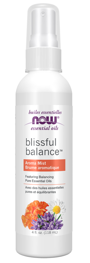 NOW Blissful Balance Aroma Mist 118 ml bottle