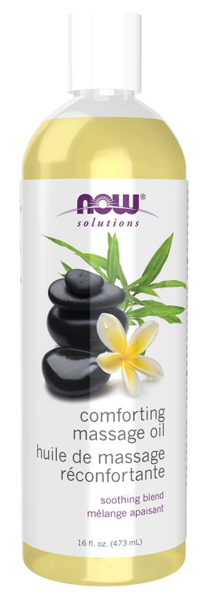 NOW Comforting Massage Oil bottle 473 ml