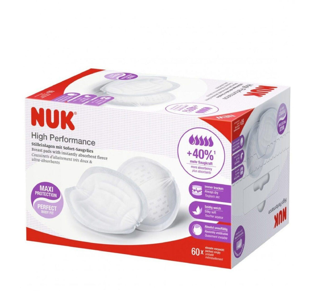 NUK Ultra Dry Disposable Breast Pads 30 Pieces