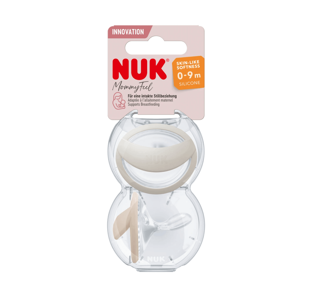 NUK Mommy Feel Silicone Pacifiers 2 Pack