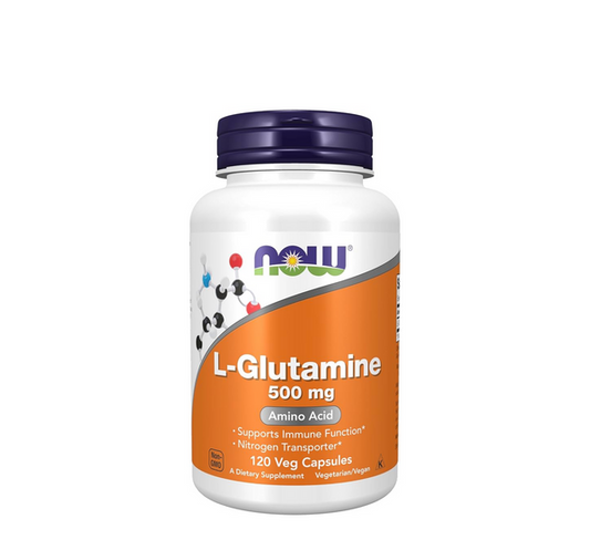 NOW L-Glutamine 500 mg – 120 Capsules