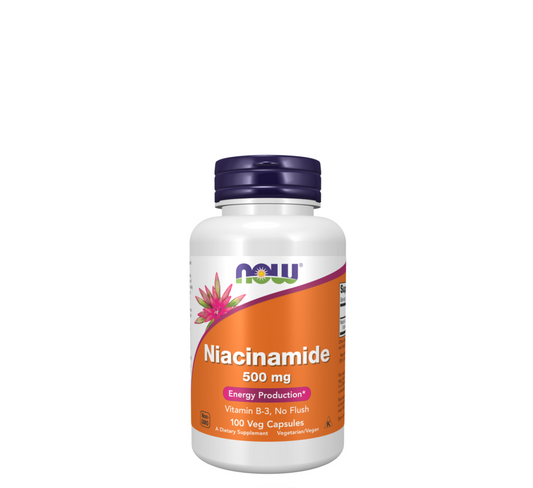 NOW - Niacinamide 500 mg - 100 Tablets