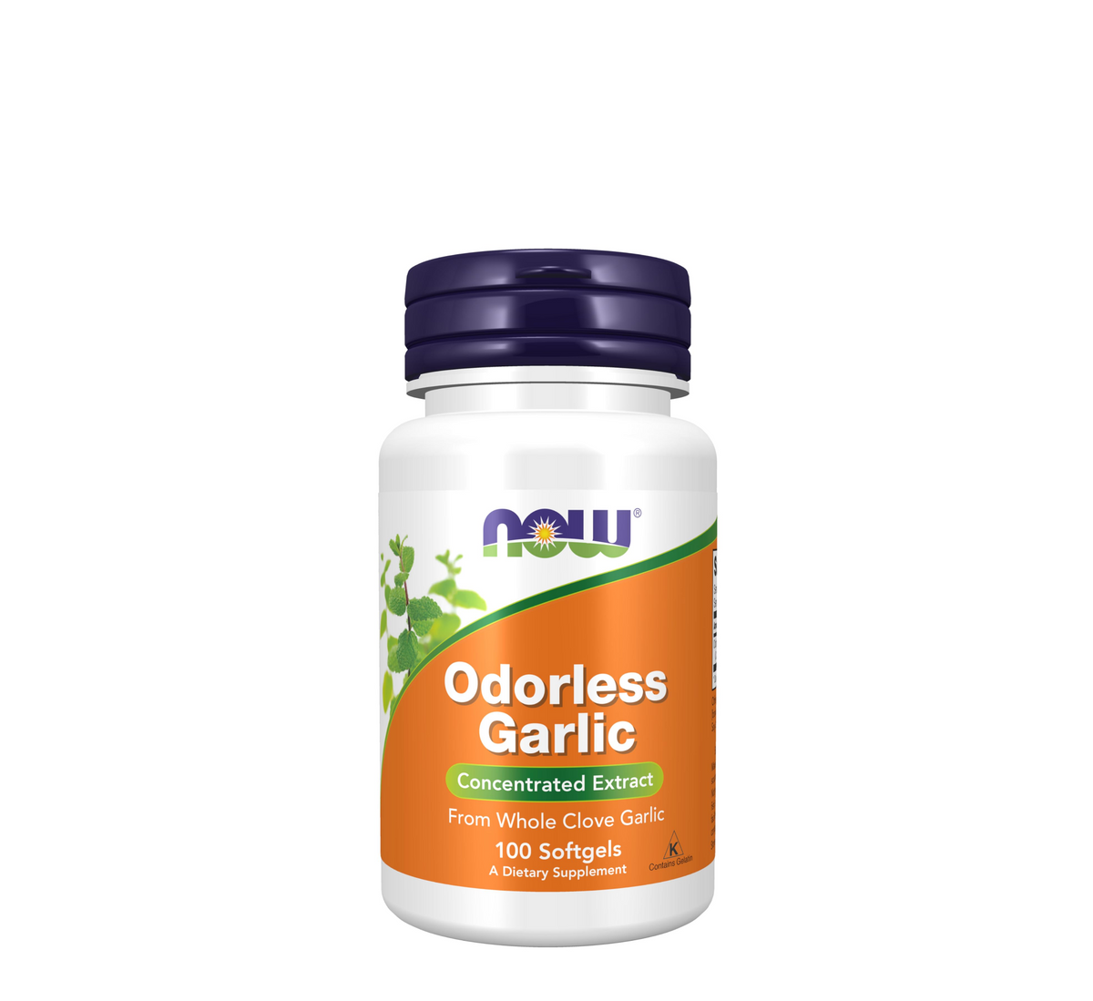 NOW - Odorless Garlic - 100 Softgels