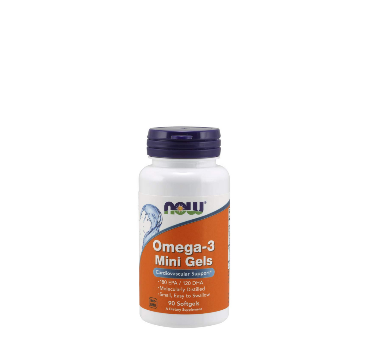 NOW - Omega-3 Mini Gels 500 mg - 90 Softgels