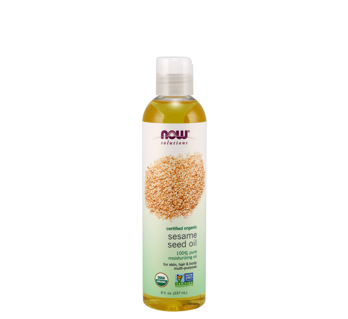 NOW - Organic Sesame Seed Oil - 237 mL