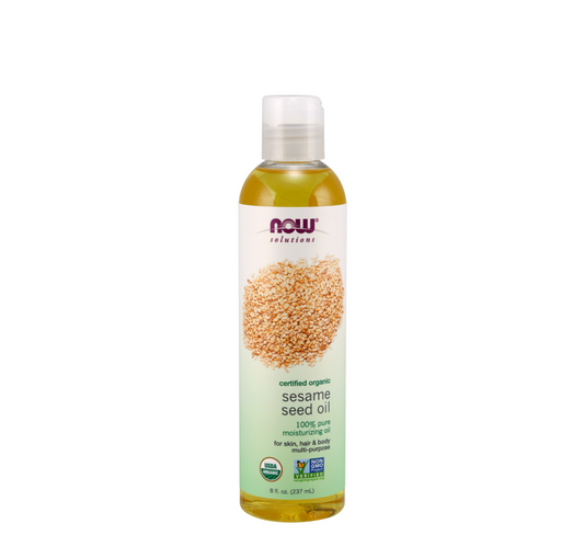 NOW - Organic Sesame Seed Oil - 237 mL