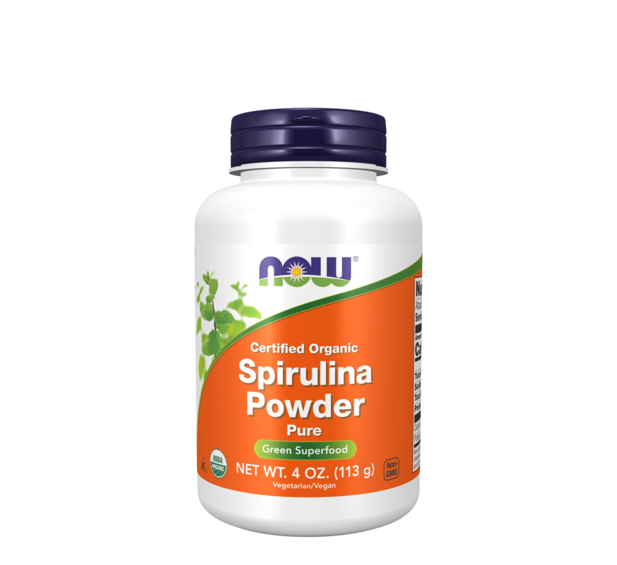 NOW - Organic Spirulina Powder - 113 g