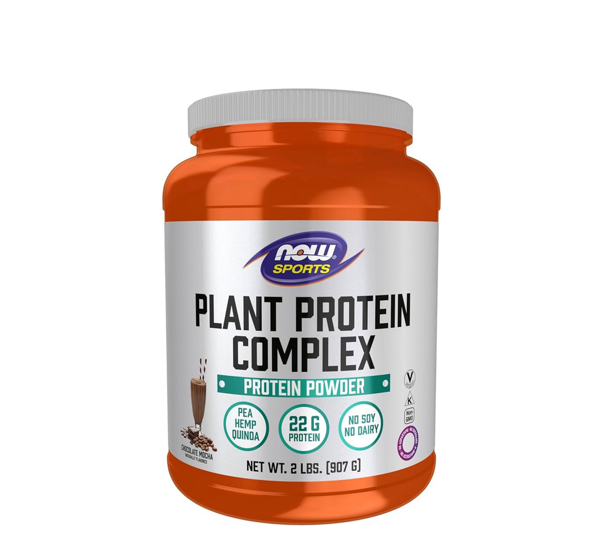 NOW - Plant Protein Complex Chocolate Mocha - 907 g