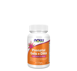 NOW - Prenatal Gels + DHA - 90 Softgels