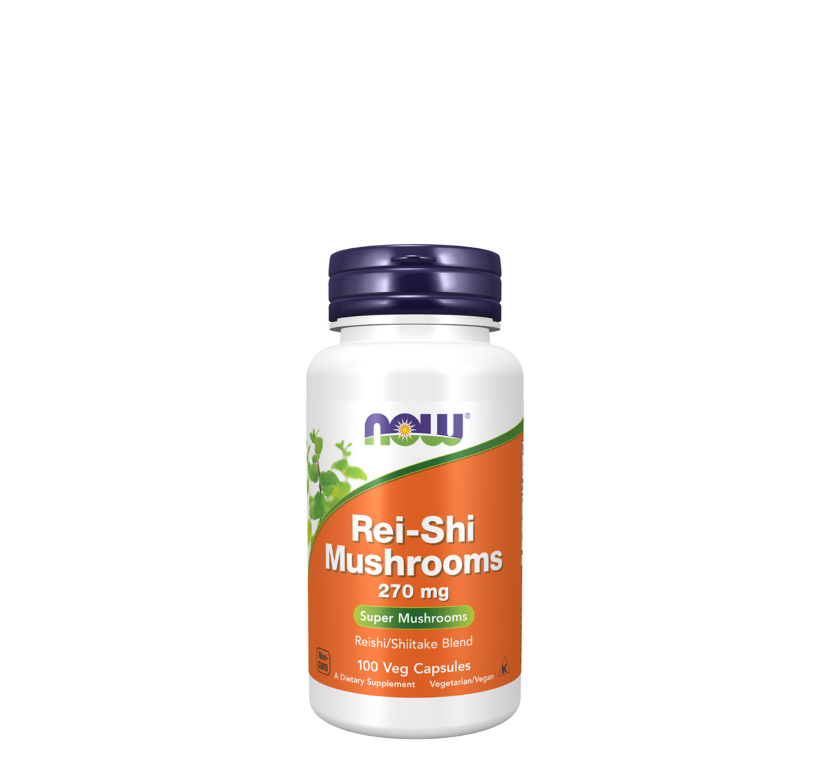 NOW - Rei-Shi Mushroom 270 mg - 100 Veg Capsules