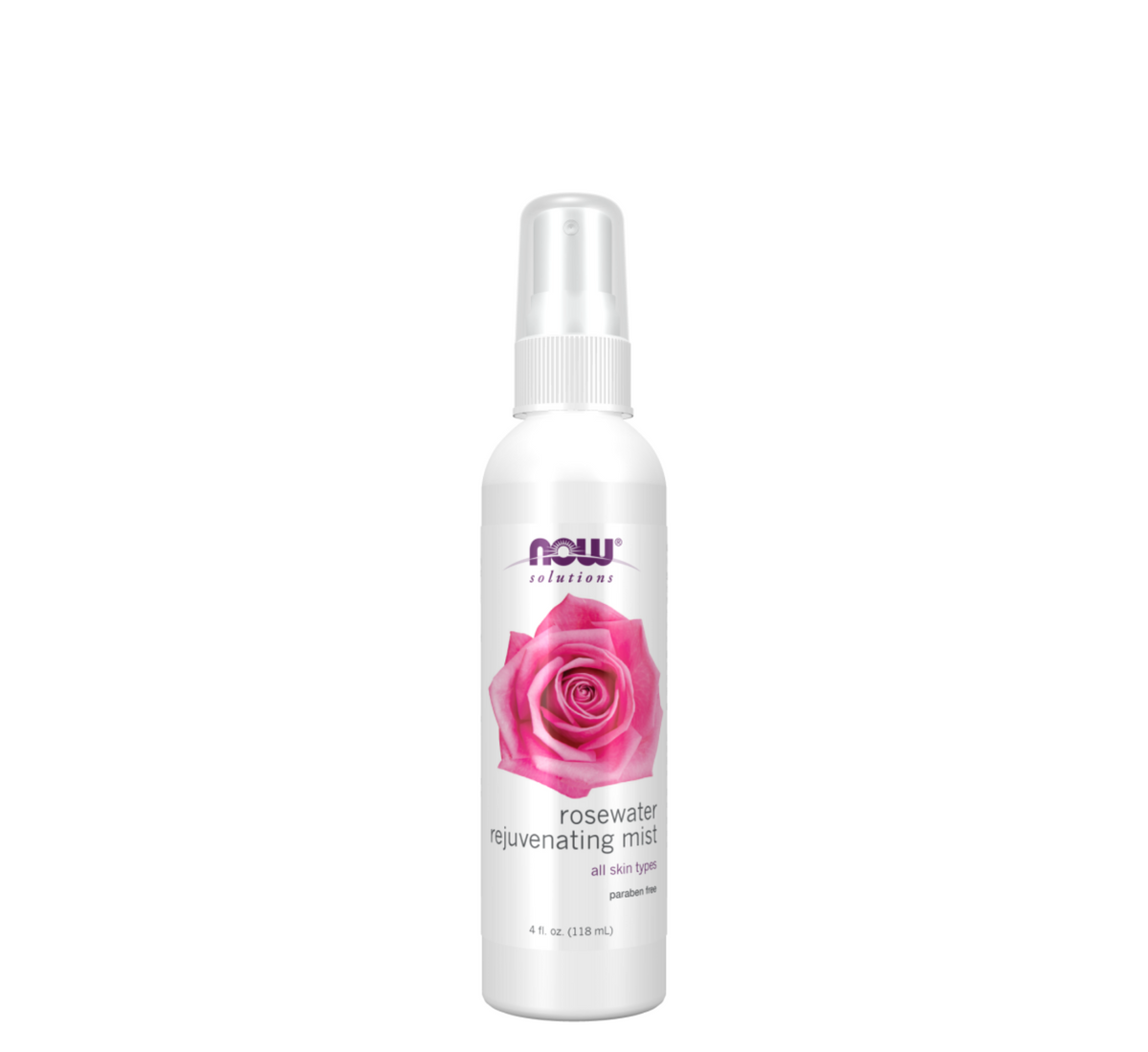 NOW - Rosewater Rejuvenating Mist - 118 mL