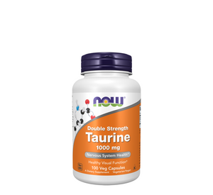 NOW - Taurine Double Strength 1000 mg - 100 Veg Capsules