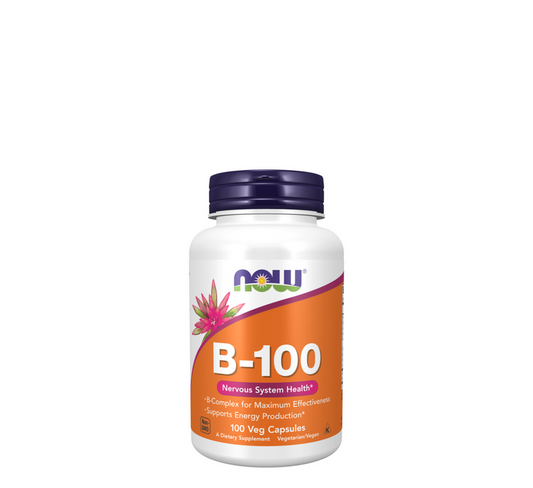 NOW - Vitamin B-100 Complex - 100 Veg Capsules