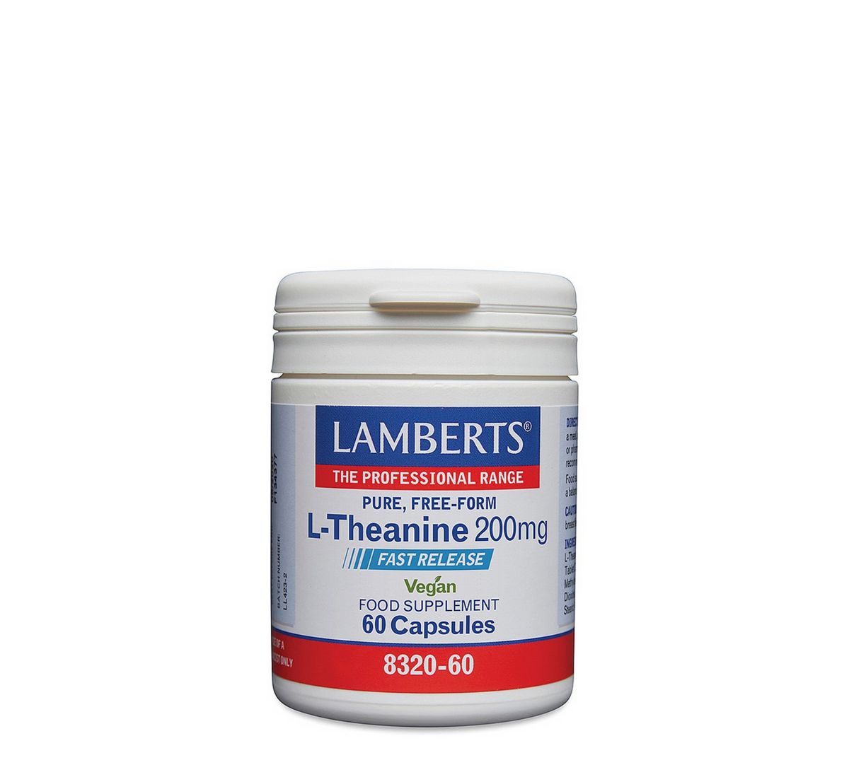 Lamberts L-Theanine 200 mg, 60 capsules
