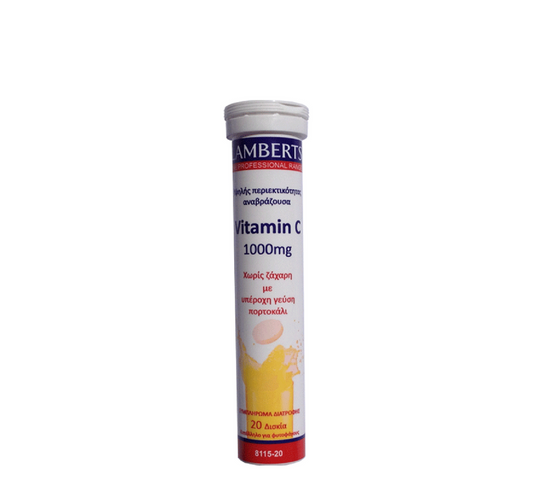 Lamberts Vitamin C 1000 mg, tableta shkumëzuese, 20 tableta