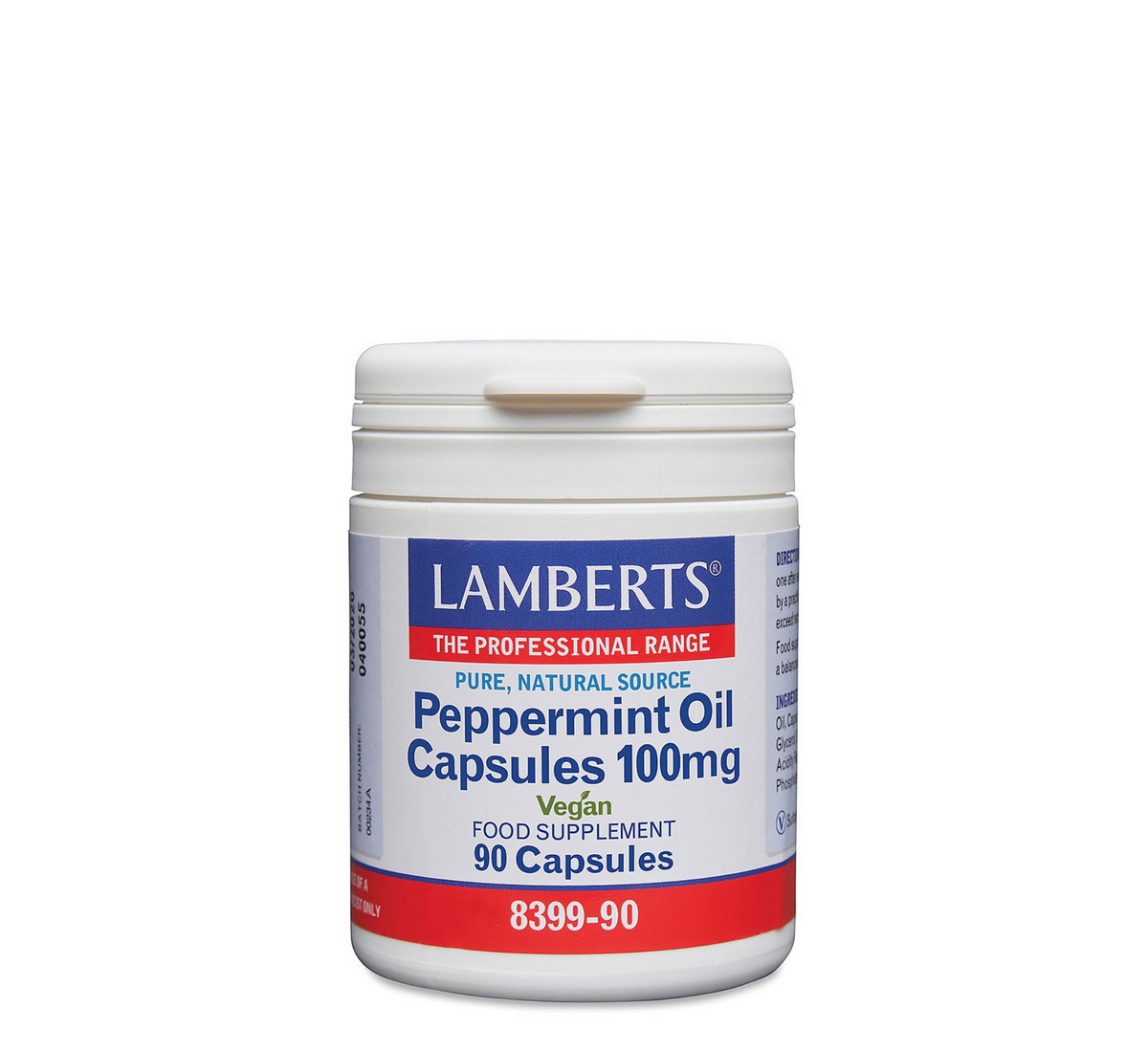 Lamberts Peppermint Oil Capsules 100 mg, 90 capsules